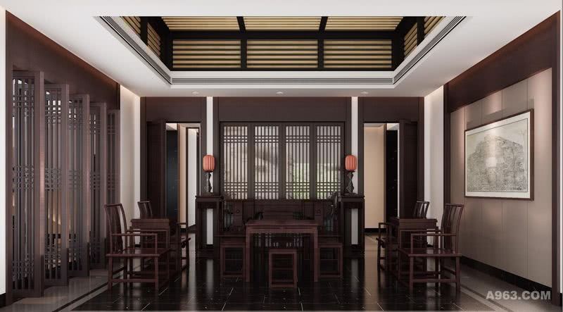 海上湾别墅装修现代风格设计——上海腾龙别墅设计
