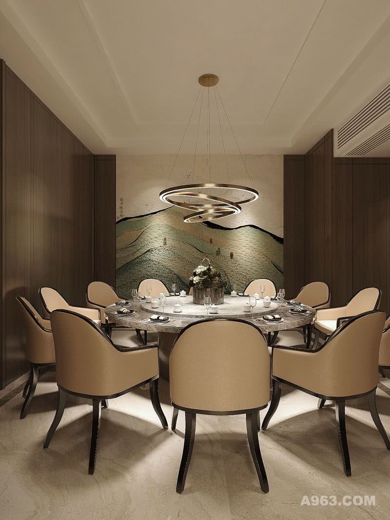 新中式餐厅设计-海上明月-杭州象内设计